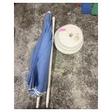 Patio Umbrella and Umbrella Weights