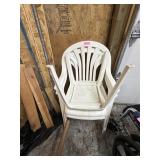 Plastic Chairs and Stool