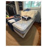 Queen Frame and Mattress