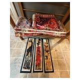 Rugs and Framed Artwork From Africa