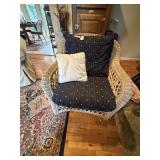 Wicker Side Chair, needs slight repair