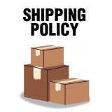 Shipping Policy, Please Review - Updated! Please