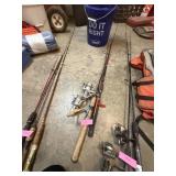 Rods and Reel Lot