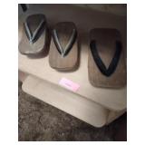 Vtg Japanese Wooden Geta Sandals