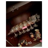 Wine Glass and Misc Lot