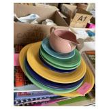 Vtg Taylor, Smith and Taylor Lu-Ray Dishes,