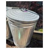 Metal Garbage Can with Lid
