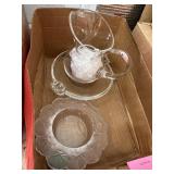 Vtg Crystal Dishes