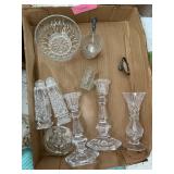 Vtg Cut Glass and Misc Dishware