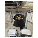 Navy WW II Veteran Hat and Misc