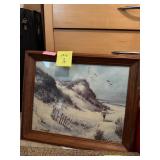 Framed Art and Rug