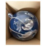 Blue Grey Bowling Ball - 14 lbs