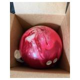 Red Swirl Bowling Ball - 14 lbs