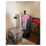 Travel Coffee Set, Beverage Warmer and Filters