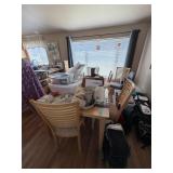 Wood Dining Table and Chairs