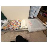 Queen Sheet Set, Twin Quilt and Blankets