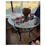 Glass Side Table