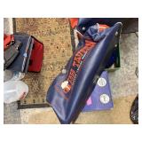 Purple Bowling Ball and Carrier