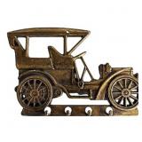 Vintage Solid Brass Automobile Key Holder Wall Mt