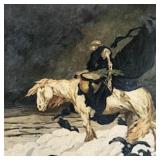 Art Print on Board 'The Retreat from Moscow '1812'