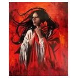 'PRAYER OF THANKSGIVING' by PENNI ANNE CROSS TILE