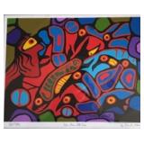LTD ED PRINT 'WE ARE ALL ONE' by NORVAL MORRISSEAU