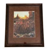 NATIVE AMERICAN PRINT 'BROTHER TO THE MOON'