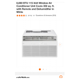 8000 BTU 115-Volt Window Air Conditioner Unit with Remote