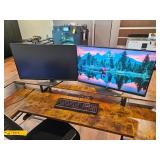 Dell (2) Monitor Computer System
