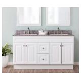 Glacier Bay 60" Vanity Cabinet Only R$708