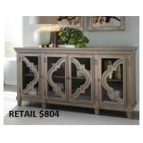 Fossil Ridge Door Accent Cabinet in Gray
