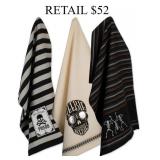 Skeleton Embellished Dishtowel Set #3.4