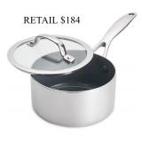 GreenPan 1.66-Qt. Saucepan with Lid #12.8