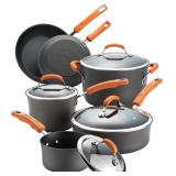 Rachael Ray 10-Piece Pot and Pan Set#52