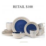 Remi Blue 16 Piece Dinnerware Set #15.1