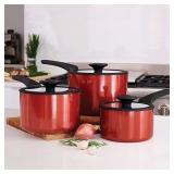 Tramontina 6-PcsSauce Pan Set + Lids #16.17