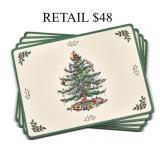 Pimpernel Christmas Tree Set of 4 Placemats #5.3