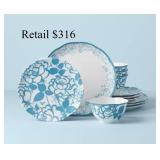 Lenox  Cottage Cornflower Dinnerware Set#24