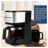 Elite Gourmet 5-Cup Brew & Drip Coffee Maker R$25