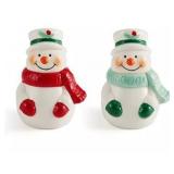 Winterberry Snowman Salt & Pepper Set #0.75