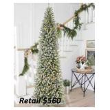 Glitzhome 11 ft. Pre-Lit Christmas Tree #91