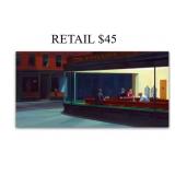 Nighthawks by Edward Hopper Culture Wall Art #5.4
