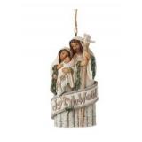 Jim Shore  Holy Family Christmas Ornament #2.23