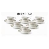Lorren Home Trends 12Pc Espresso Cup #4.1