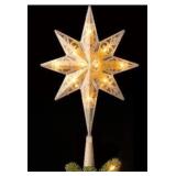 National Tree 11"Bethlehem Star Tree Topper #4.26