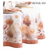 Elrene Autumn Blooms Tablecloth, 60" x 84" Oval #4