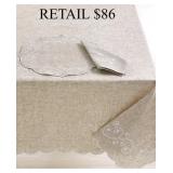 Lenox French Perle Tablecloth, 60" x 120" #7.1