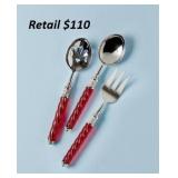 Lenox Holiday Jewel Spiral 3-Pcs Serving Set#5.89