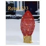 National Treeï¿½ 20"Christmas Light Bulb#5.09