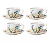 Lenox Wildflowers Tea Cup & Saucer, Set of 4#7